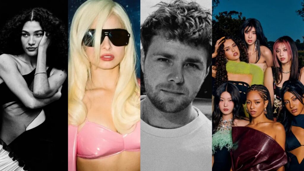 Olivia Dean, Addison Rae, Alex Warren, and Katseye | Photo Credit: Jack Davison, Daniel Arnold, Julian Song, Jack Dytrych