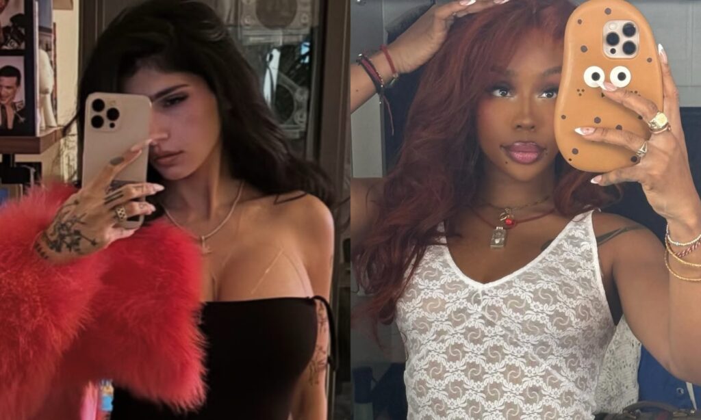 Mia Khalifa and SZA