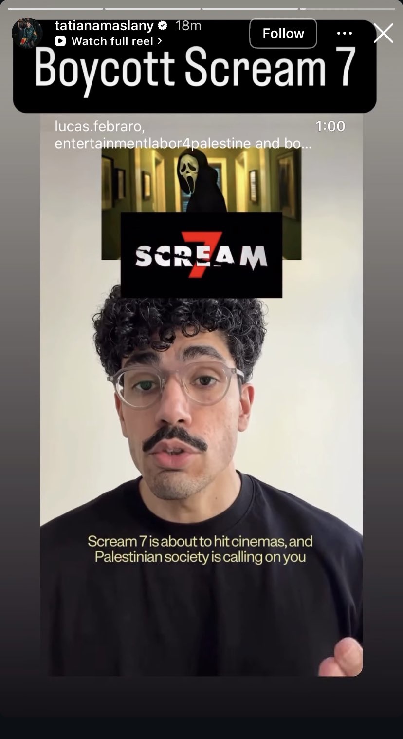 Tatiana Maslany's Instagram Story