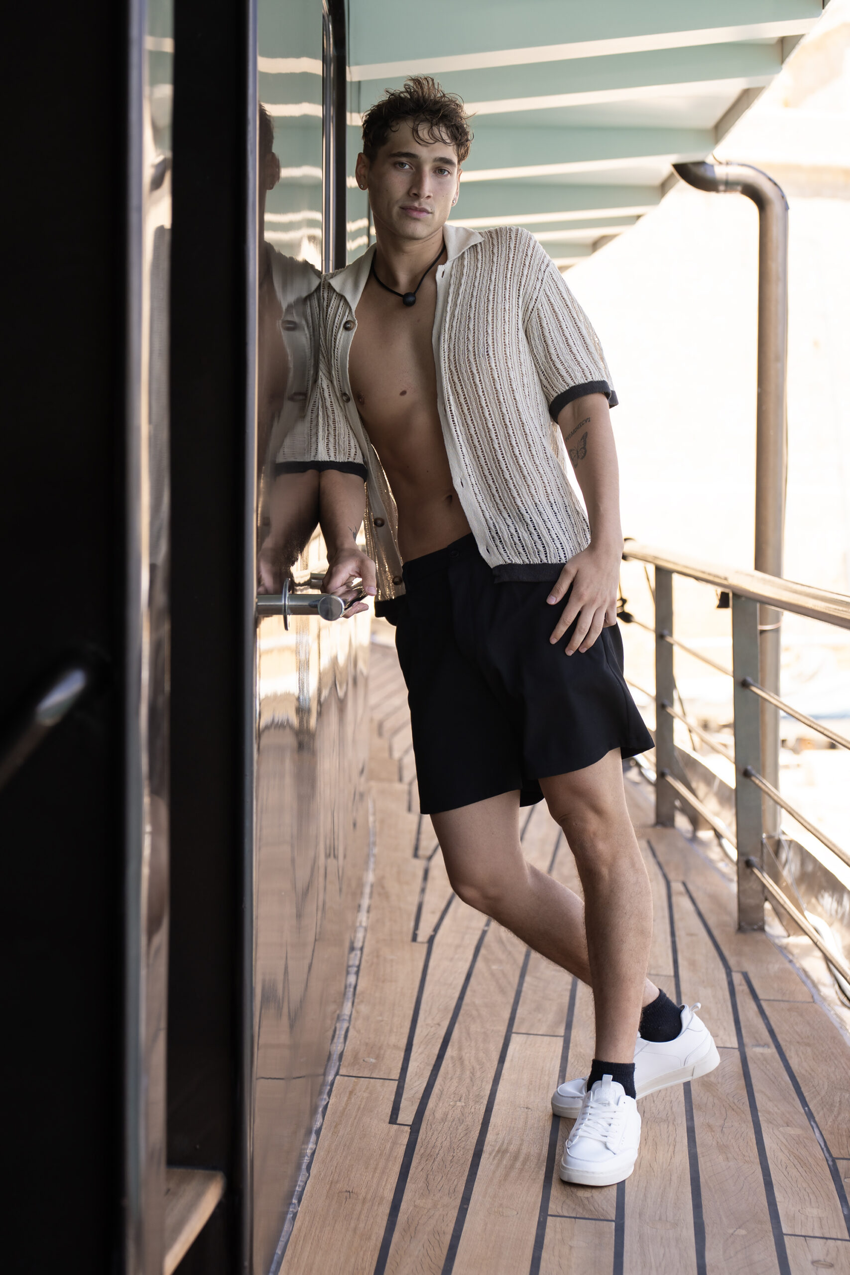 LOVE OVERBOARD - Get ready to hit the high seas with “Love Overboard”! Step aboard the ultimate luxury yacht, where sexy singles are ready to mix and mingle … and find love. But there’s a twist … gaining access to the yacht’s extravagant amenities won’t be so simple. As the journey unfolds, romance ignites; alliances form; and hearts are shattered. In the end, only one couple will reign supreme. Who will rise to the top, and who will be left stranded? (Disney/Jarno Iotti)
JAMES