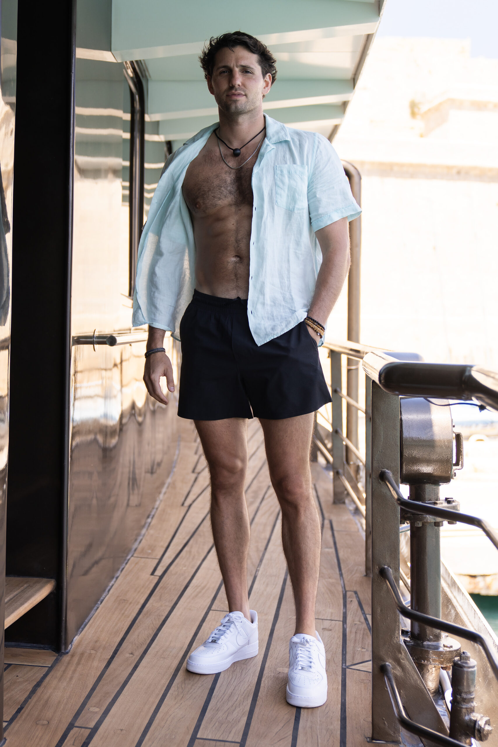 LOVE OVERBOARD - Get ready to hit the high seas with “Love Overboard”! Step aboard the ultimate luxury yacht, where sexy singles are ready to mix and mingle … and find love. But there’s a twist … gaining access to the yacht’s extravagant amenities won’t be so simple. As the journey unfolds, romance ignites; alliances form; and hearts are shattered. In the end, only one couple will reign supreme. Who will rise to the top, and who will be left stranded? (Disney/Jarno Iotti)
TIM