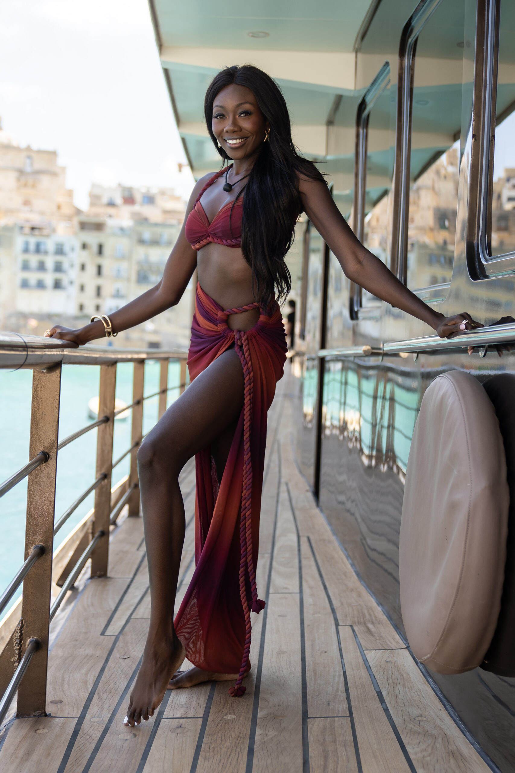 LOVE OVERBOARD - Get ready to hit the high seas with “Love Overboard”! Step aboard the ultimate luxury yacht, where sexy singles are ready to mix and mingle … and find love. But there’s a twist … gaining access to the yacht’s extravagant amenities won’t be so simple. As the journey unfolds, romance ignites; alliances form; and hearts are shattered. In the end, only one couple will reign supreme. Who will rise to the top, and who will be left stranded? (Disney/Jarno Iotti)
SADE