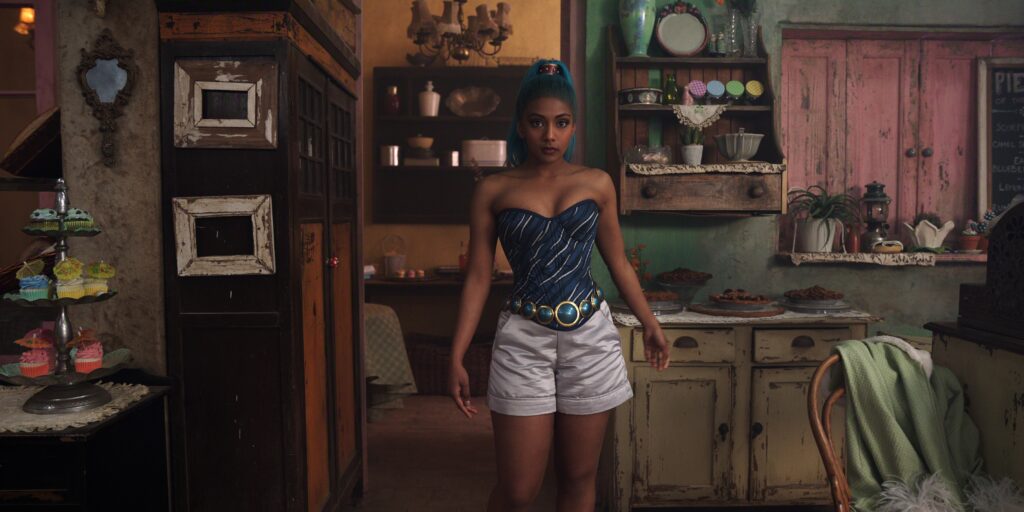 One Piece. Charithra Chandran as Miss Wednesday in season 2 of One Piece. Cr. Courtesy of Netflix © 2026