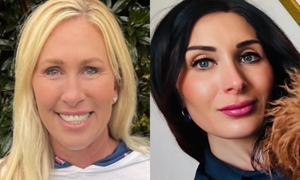 Marjorie Taylor and Laura Loomer