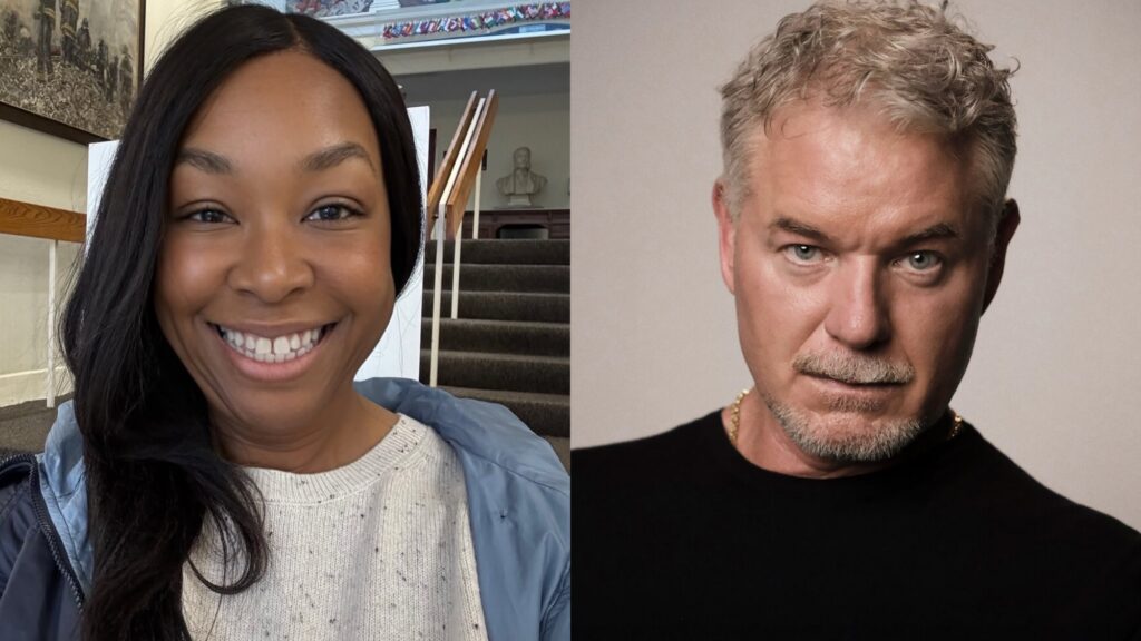 Shonda Rhimes and Eric Dane