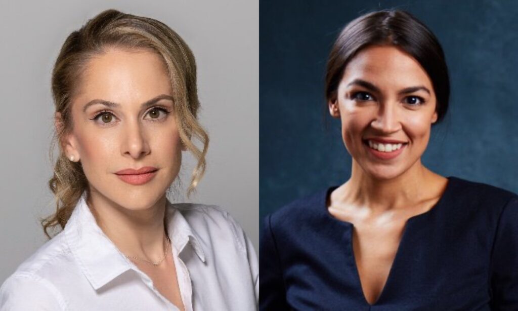 Ana Kasparian and AOC