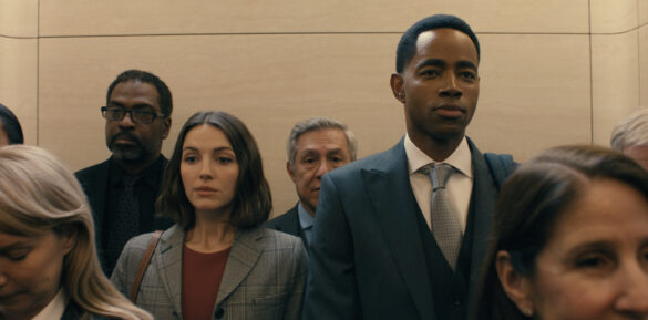 ELLA HUNT, JAY ELLIS NOT SUITABLE FOR WORK - From comedy hitmaker Mindy Kaling, “Not Suitable for Work” centers around five work-obsessed twenty-somethings striving for professional success and, if they have time, personal happiness in Manhattan’s most glamorous neighborhood, Murray Hill. (Disney) ELLA HUNT, JAY ELLIS