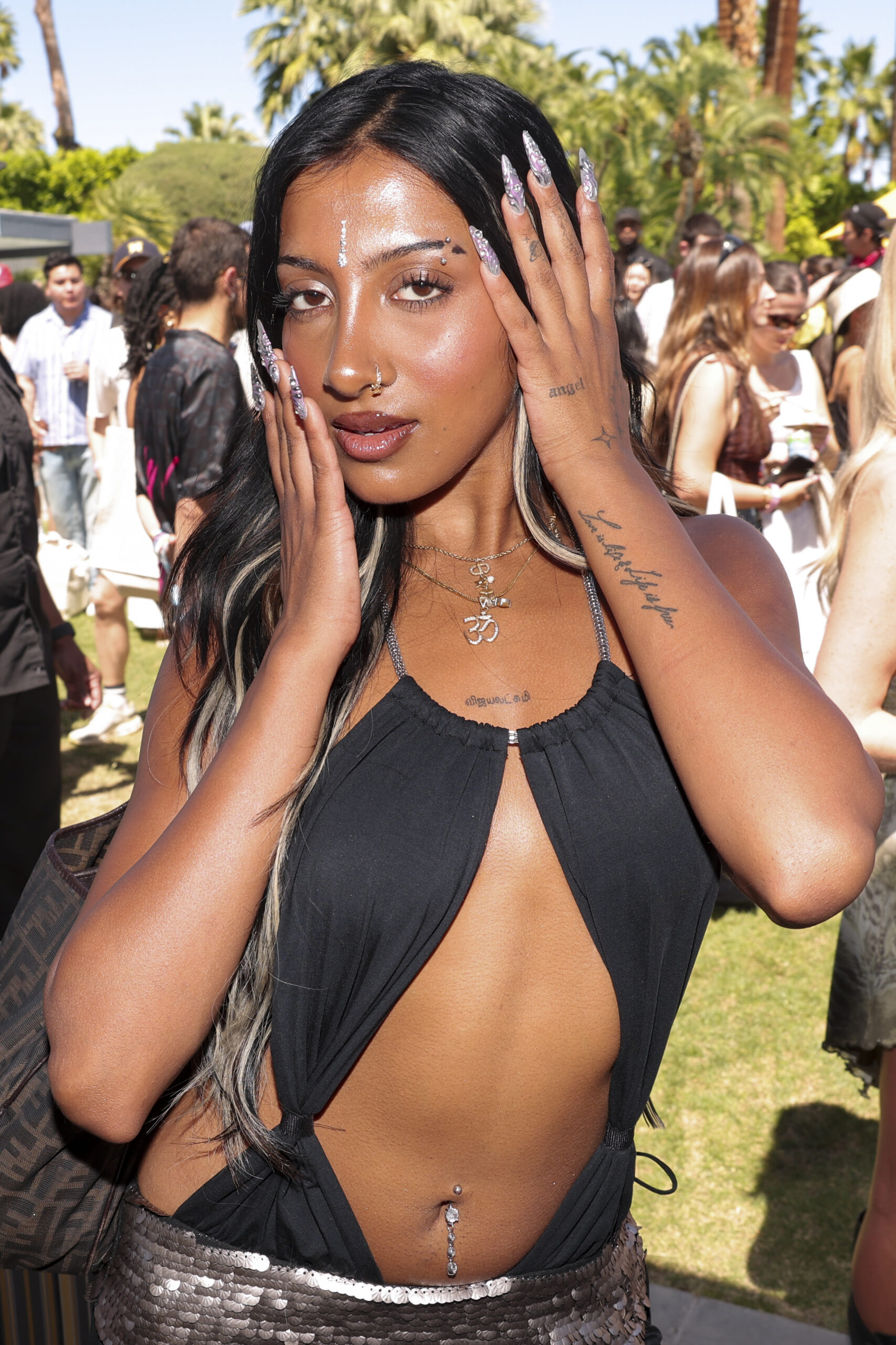 Lara Raj at Interscope and Capitol Records Coachella Party 2026 on April 11, 2026 in Palm Springs, California. Photo Credit: Christopher Polk / @polkimaging for Interscope/Capitol