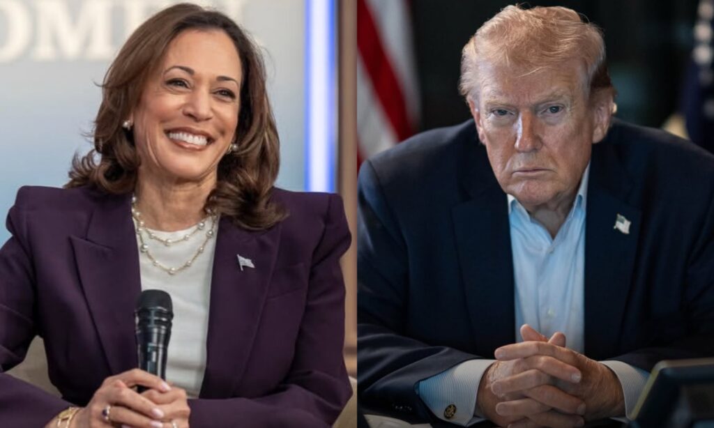 Kamala Harris and Donald Trump