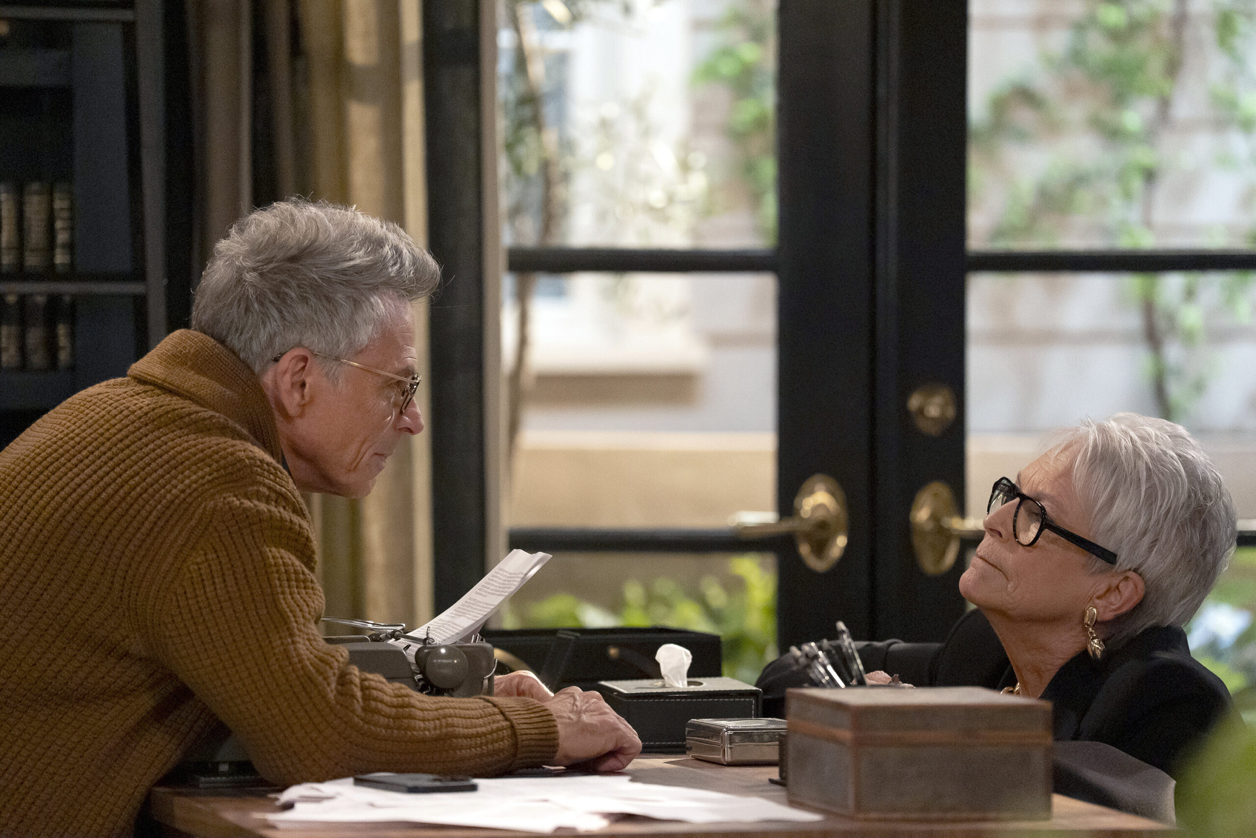 NEWLYWEDS -- Pictured: (l-r) Tim Daly as James, Jamie Lee Curtis as Claudia -- (Photo by: Nicole Weingart/NBC)