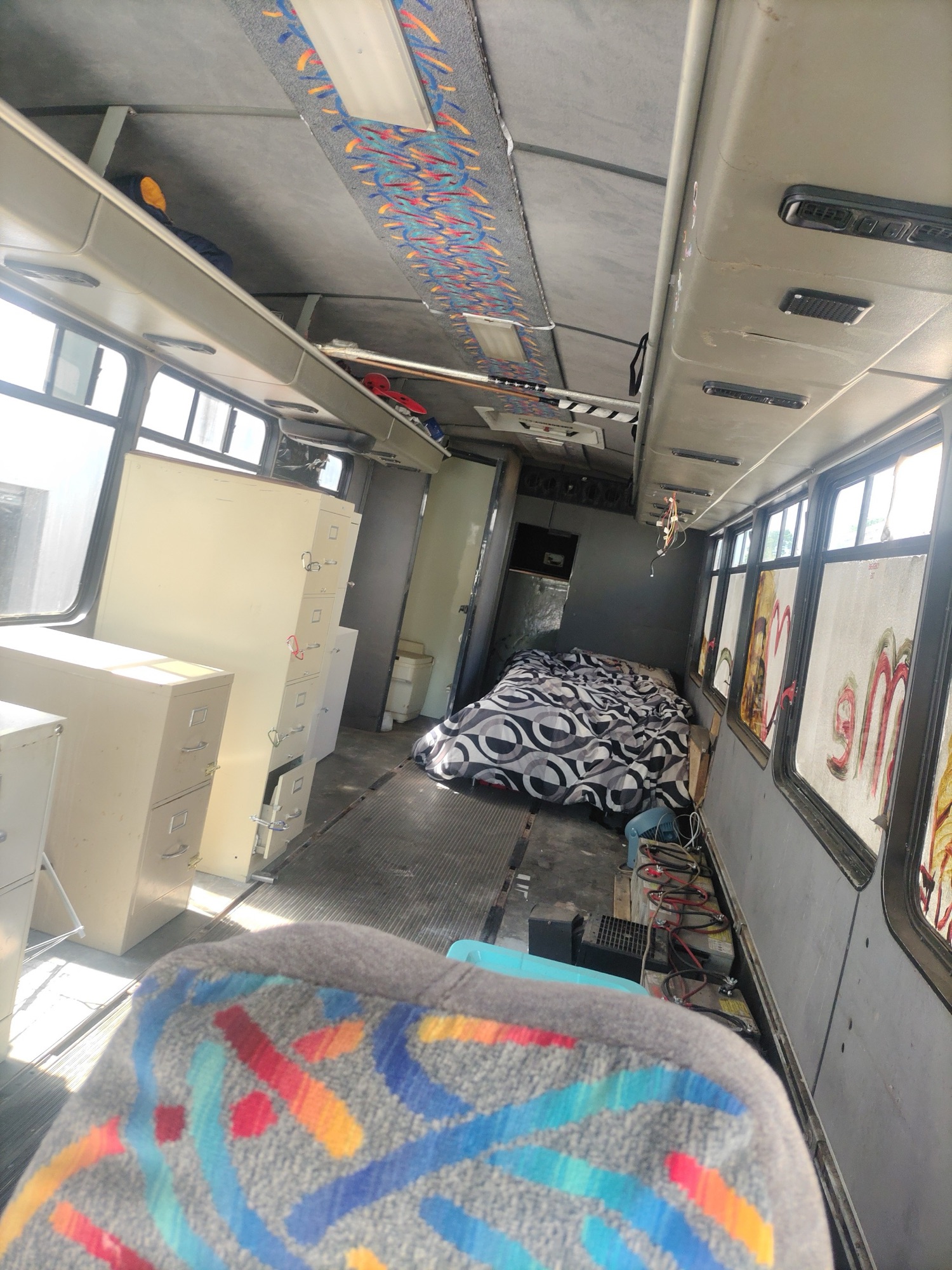 The “converted bus”. Credit: Amelia Quest
